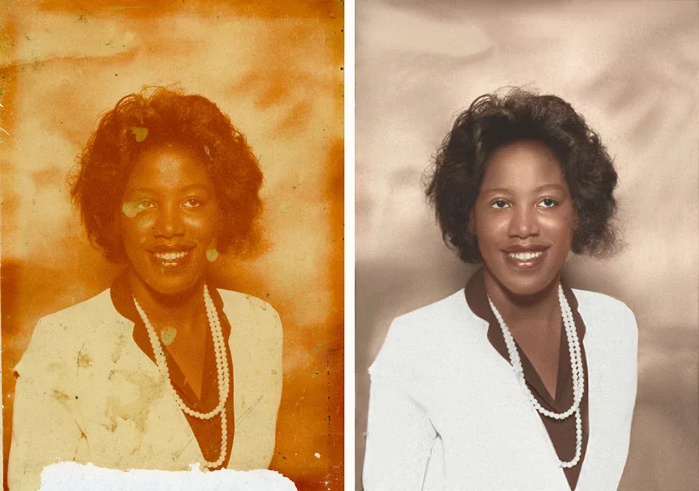 color cast photo restoration