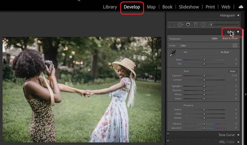 regolazioni base prima del color grading in lightroom