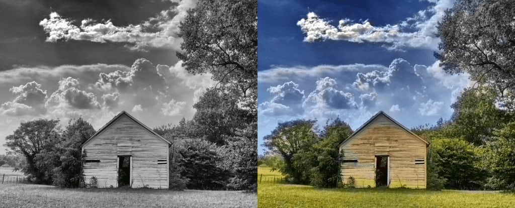 colorize black and white photos in photoshop