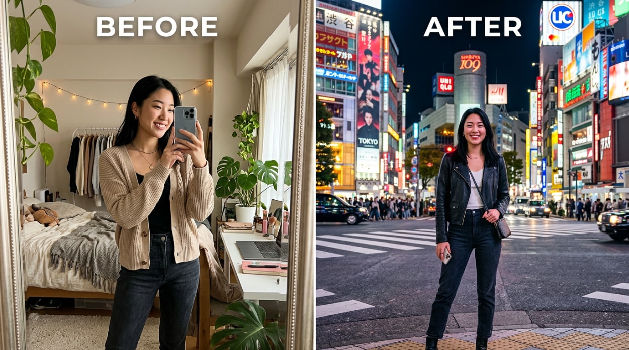 content creator travel photo