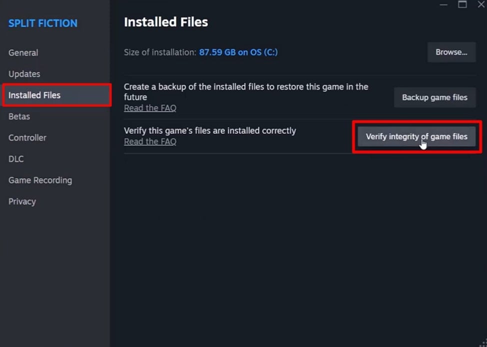 verify game file integrity