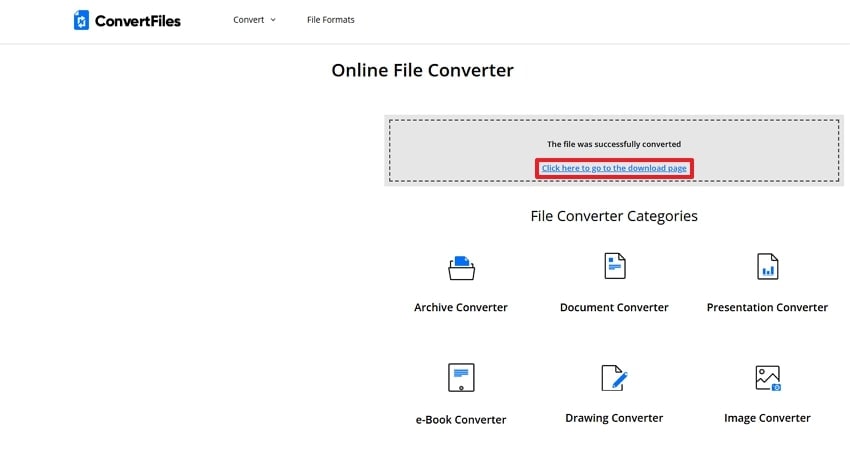 click to download page convertfiles