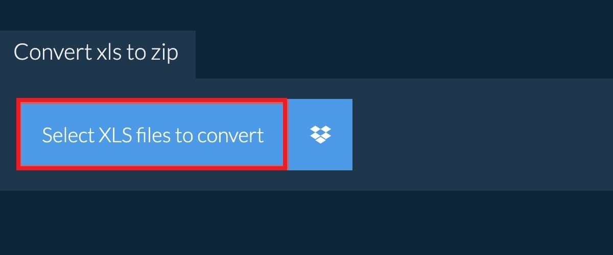 select xls files to convert