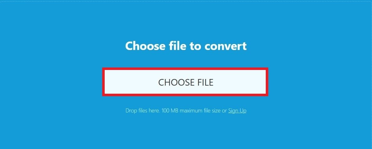 choose file