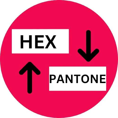 ícone de conversão hexadecimal para pantone 