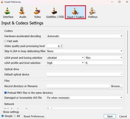 input/codecs 