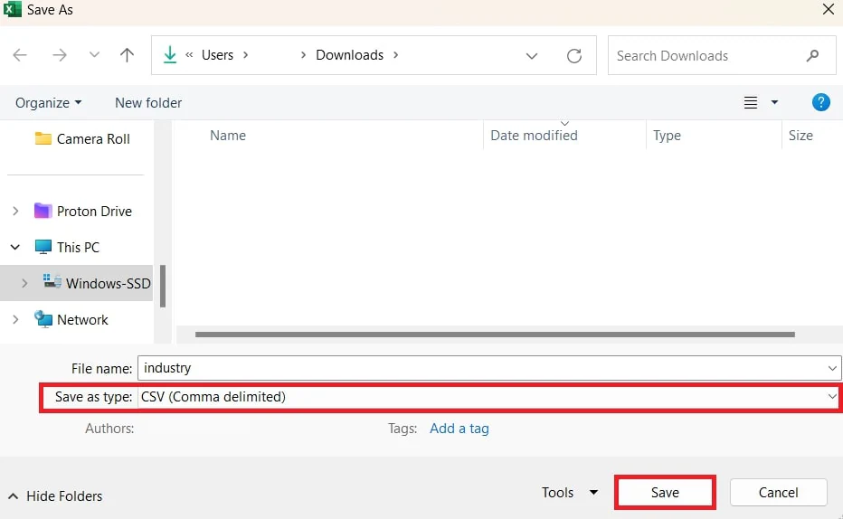 download csv sample file