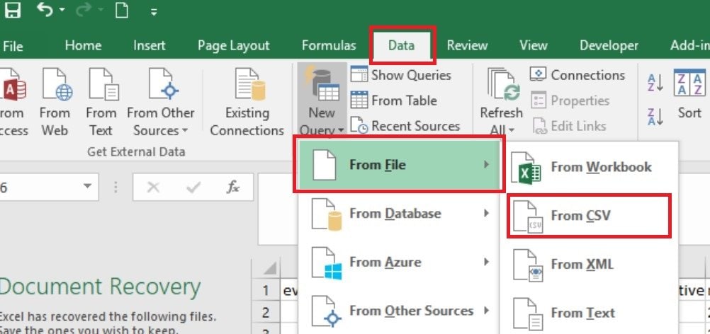 troubleshooting csv file not opening in excel using excel import wizard
