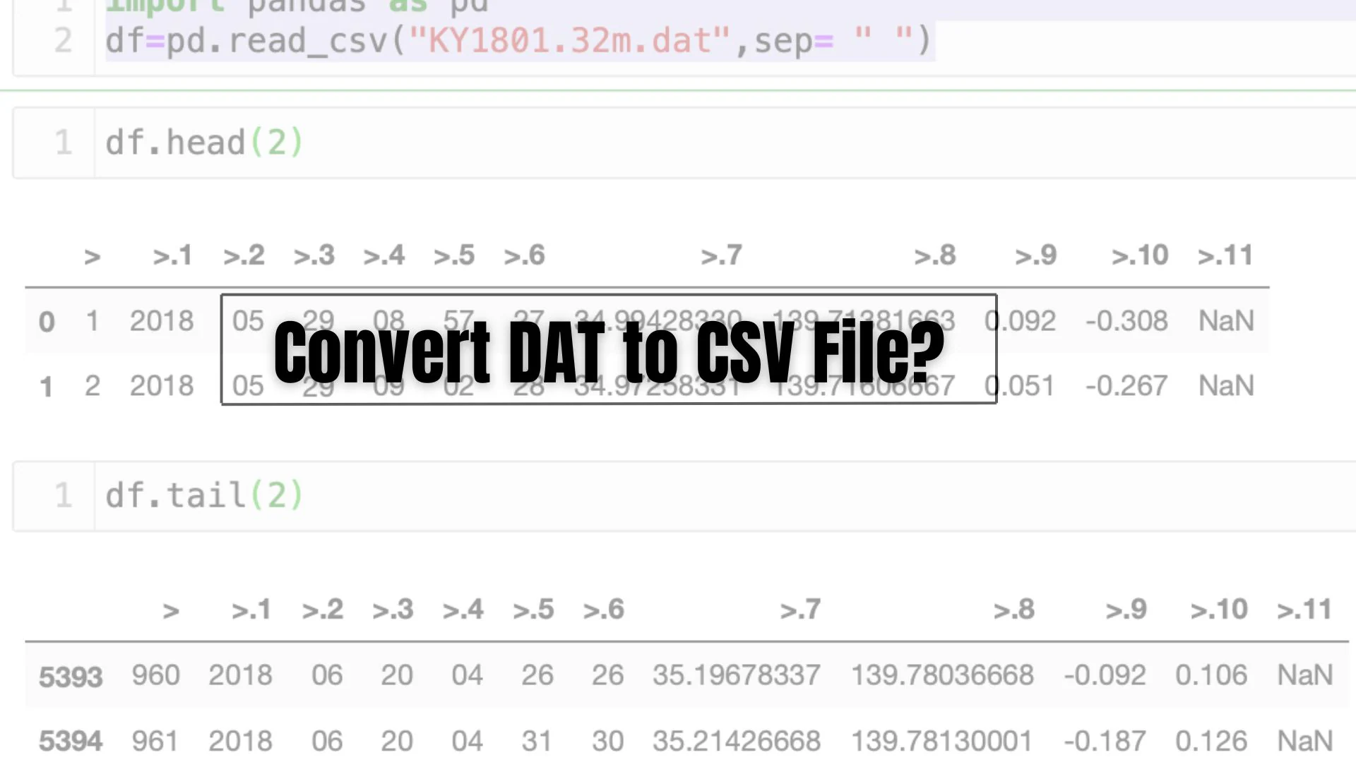 How to Convert DAT to CSV File?