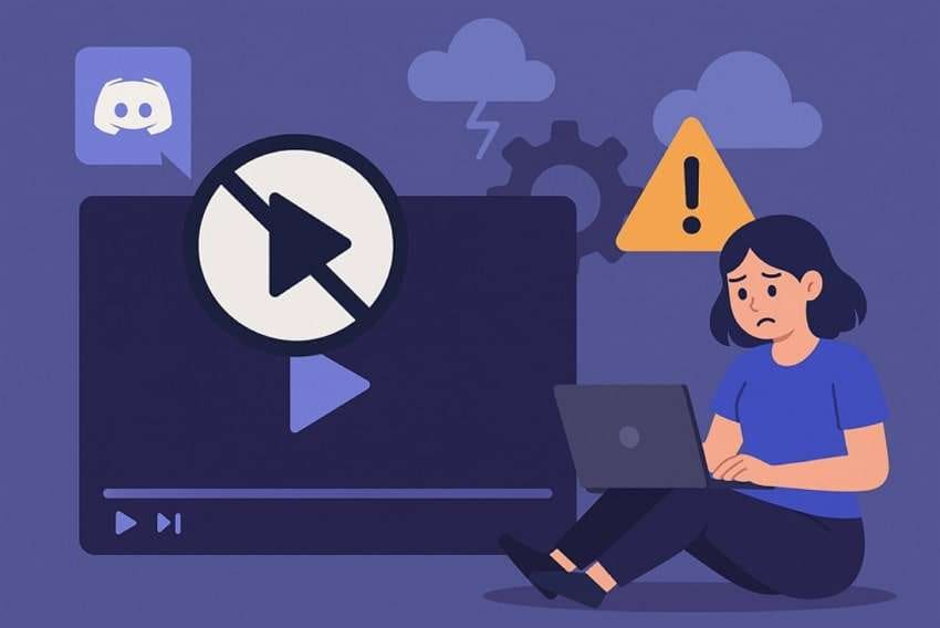 why discord video not playing