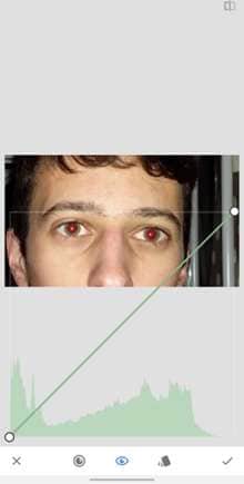 combination option to eliminate red eye