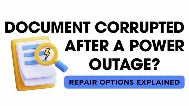 Fix Corrupted Document After Power Outage