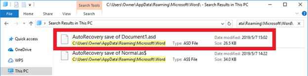 autorecovery file