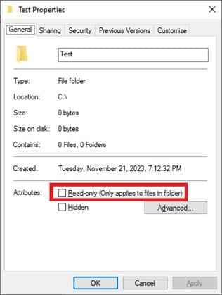 unchecked read-only