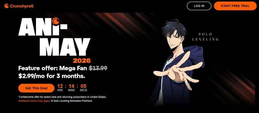 crunchyroll website
