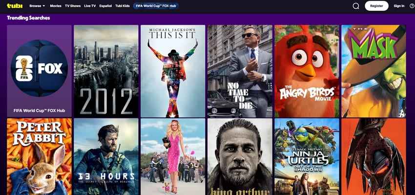 tubi streaming site