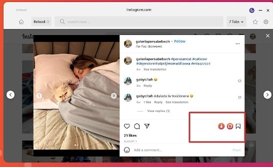 Baixar e repostar vídeos do Instagram