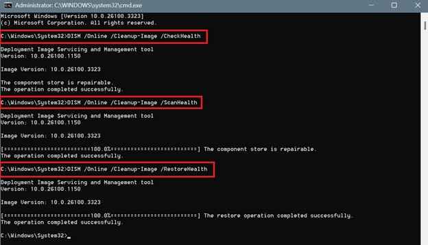 run dism tool