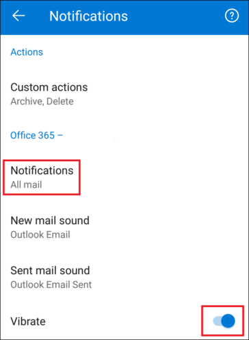 enable all mail notifications