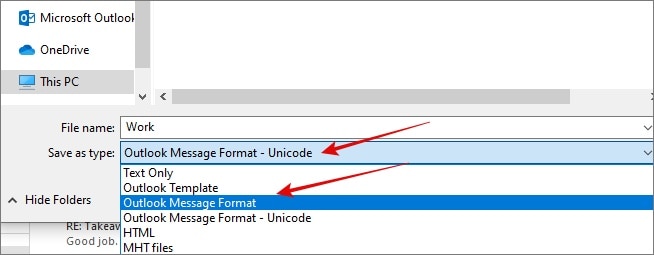 try to enable or disable the unicode format