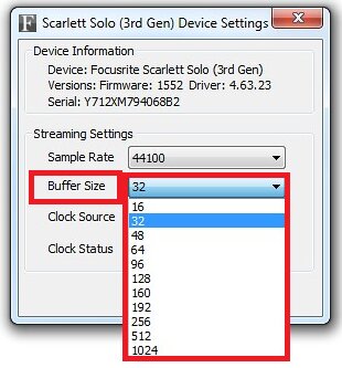 adjust buffer size