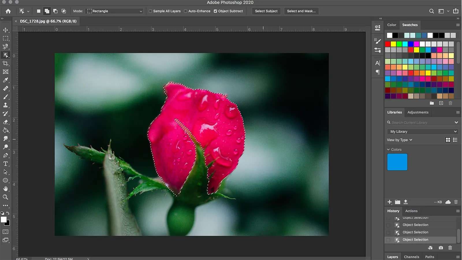 using adobe photoshop to manipulate colors