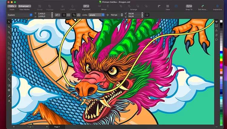 manipulating colors with coreldraw