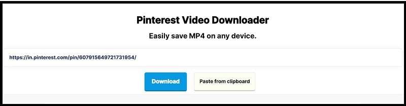 Pinterest Video Downloader Online - Save Pin To Mp4