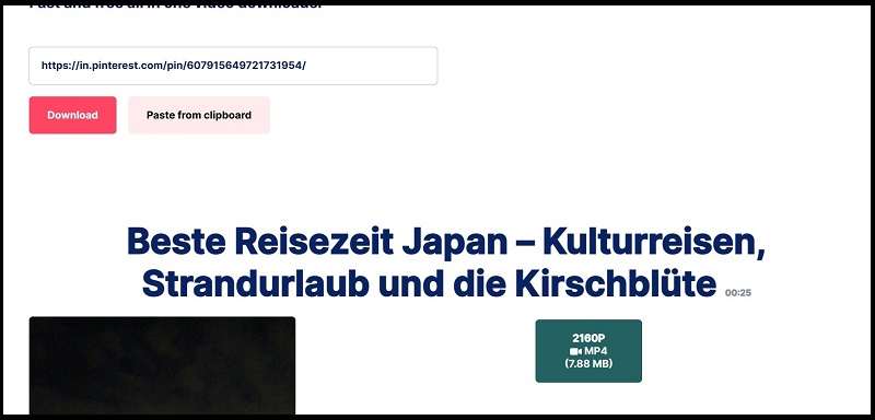 Tippen Sie auf die Download Schaltfläche