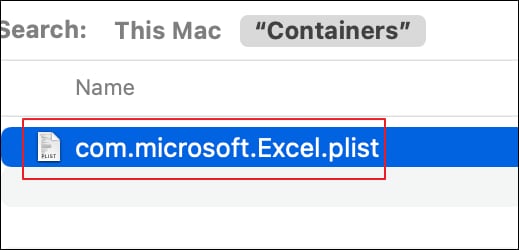 excel container files 