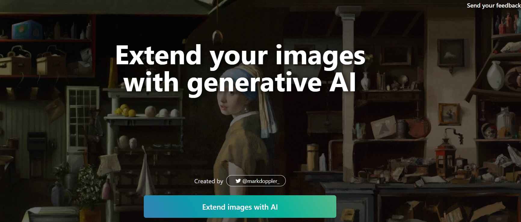 extend image ai uncropping tool
