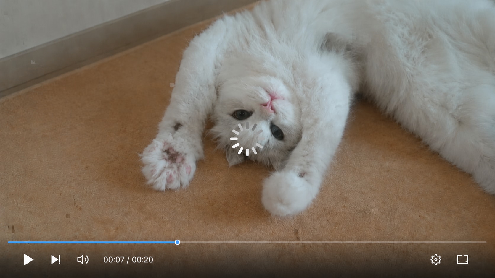 exported video buffering before