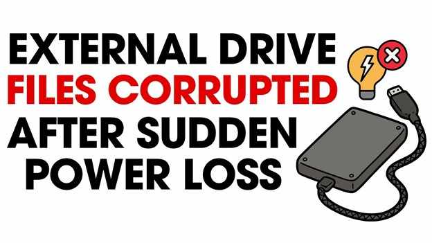 Fix External Drive Files Corrupted After Power Loss