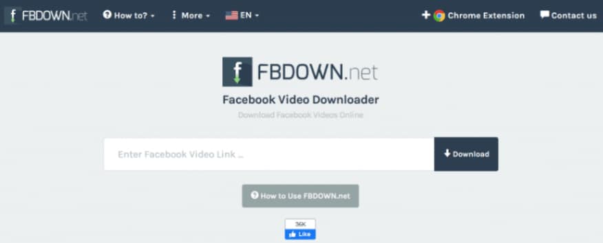 fbdown video downloader