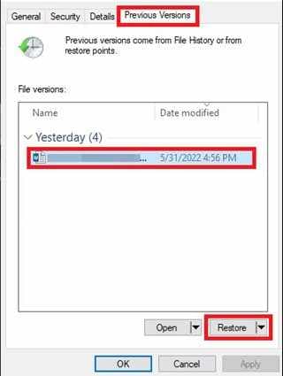 restore