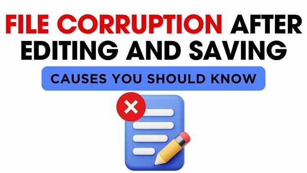 Fix File Corruption After Editing And Saving
