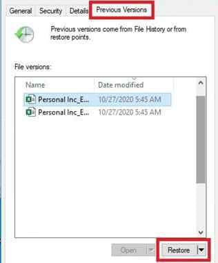 restore