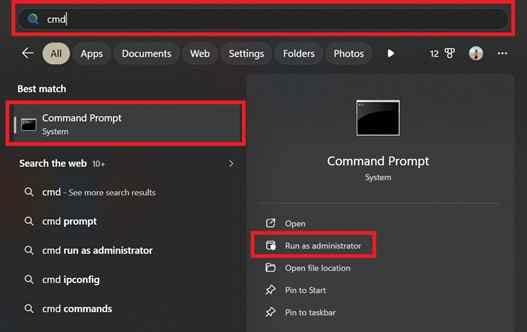 command prompt