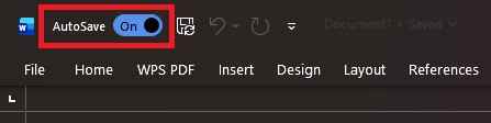 autosave