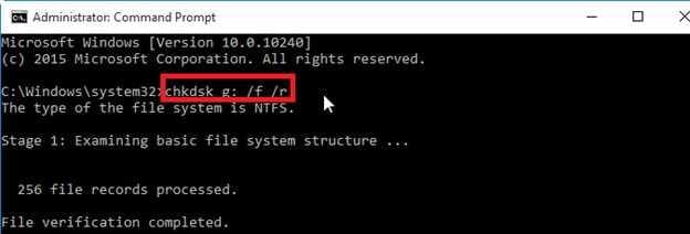 chkdsk