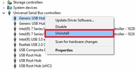uninstall 
