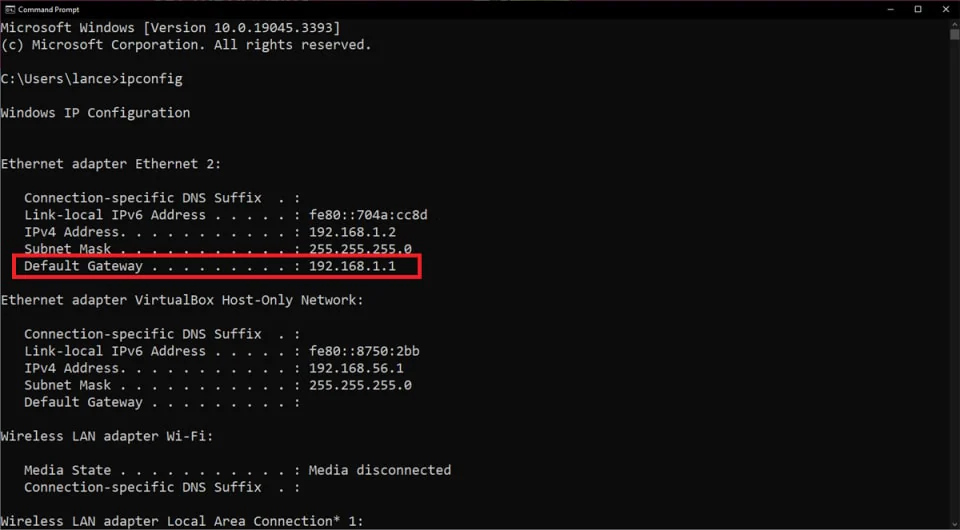 configuración del router