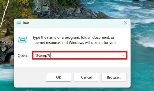 add the command and ok