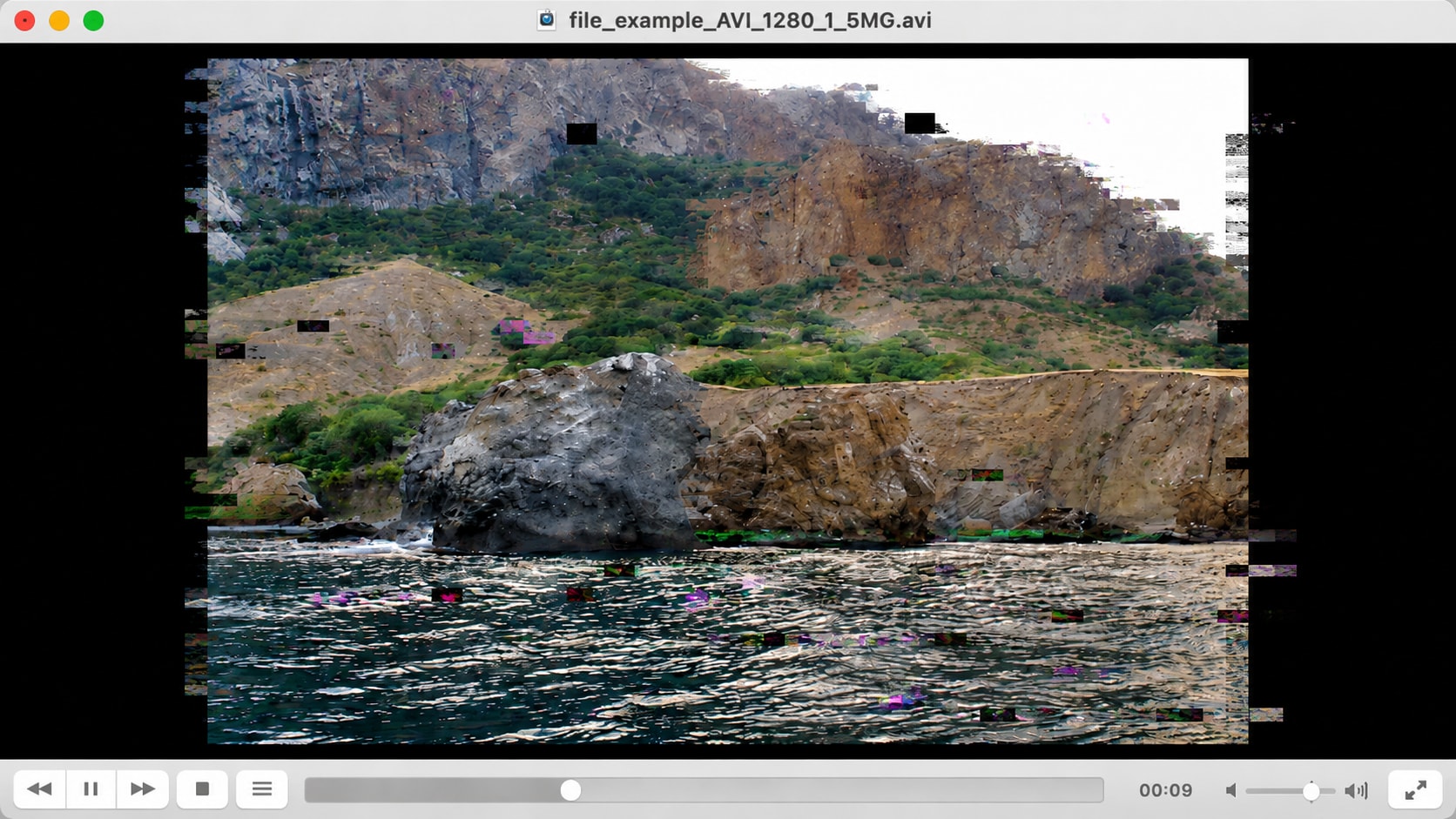 fix avi file before