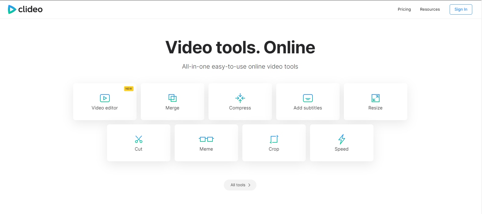 Verwenden Sie Clideo, um verschwommene Videos online zu reparieren