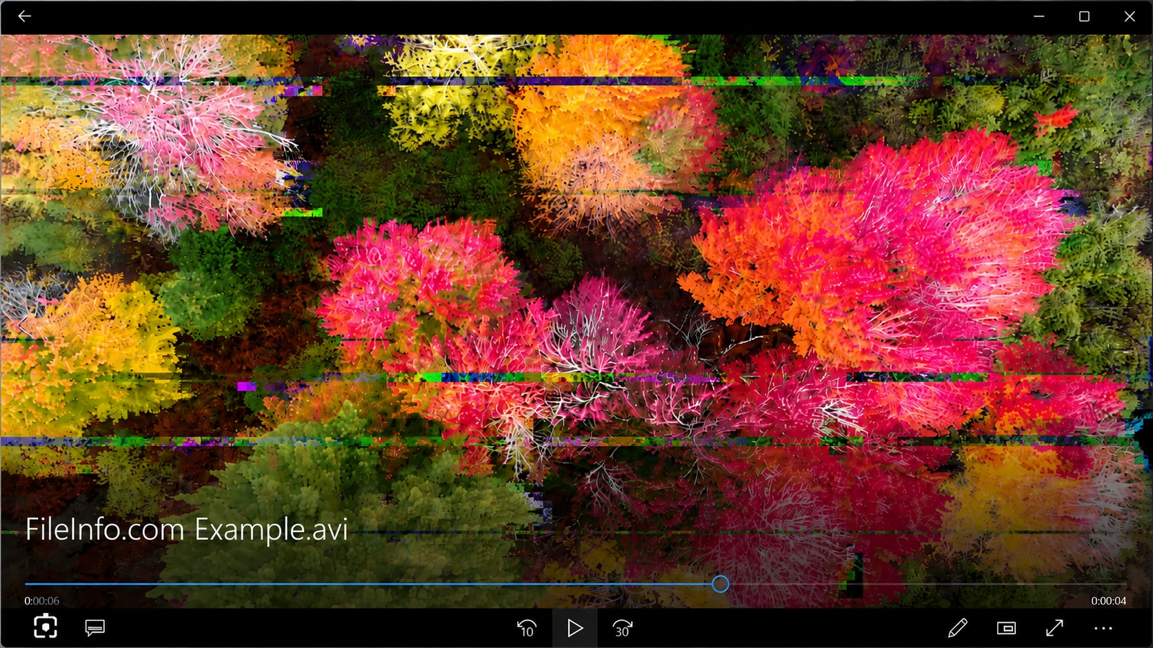 fix corrupted avi files before