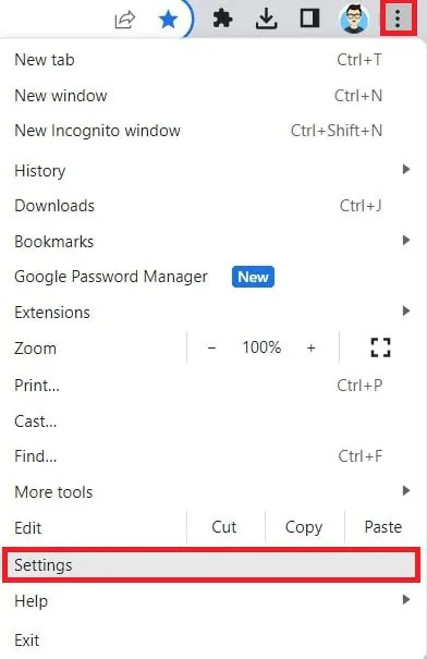 abrir configuración