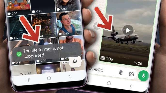 check file format is not supported on whatsapp