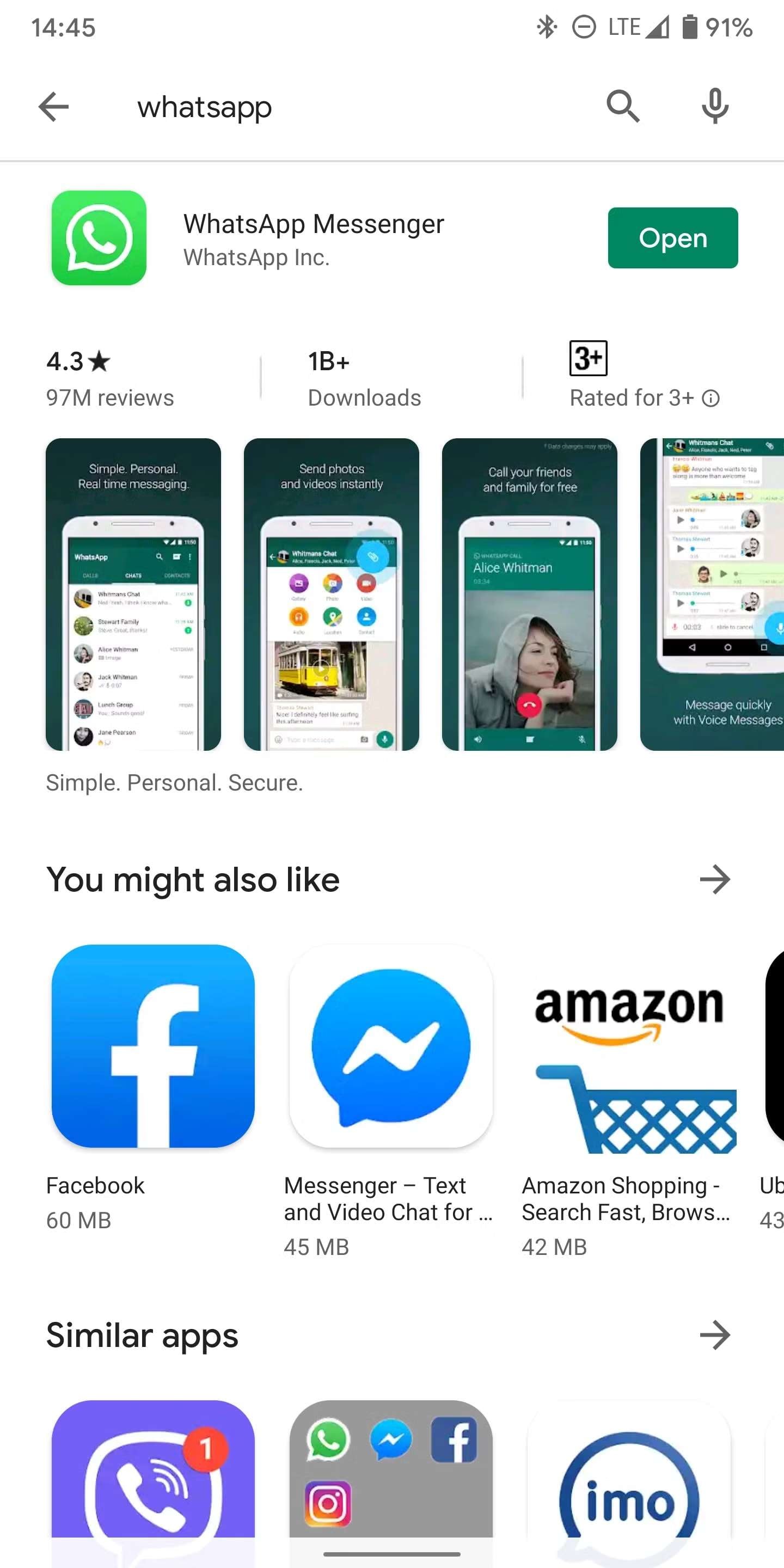 open whatsapp
