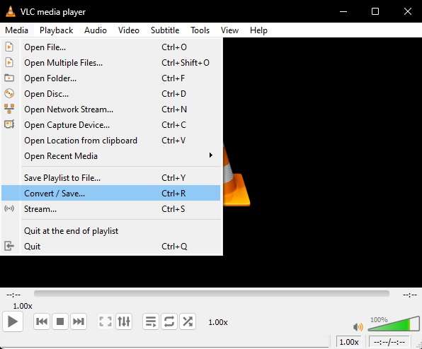 launch the vlc media player